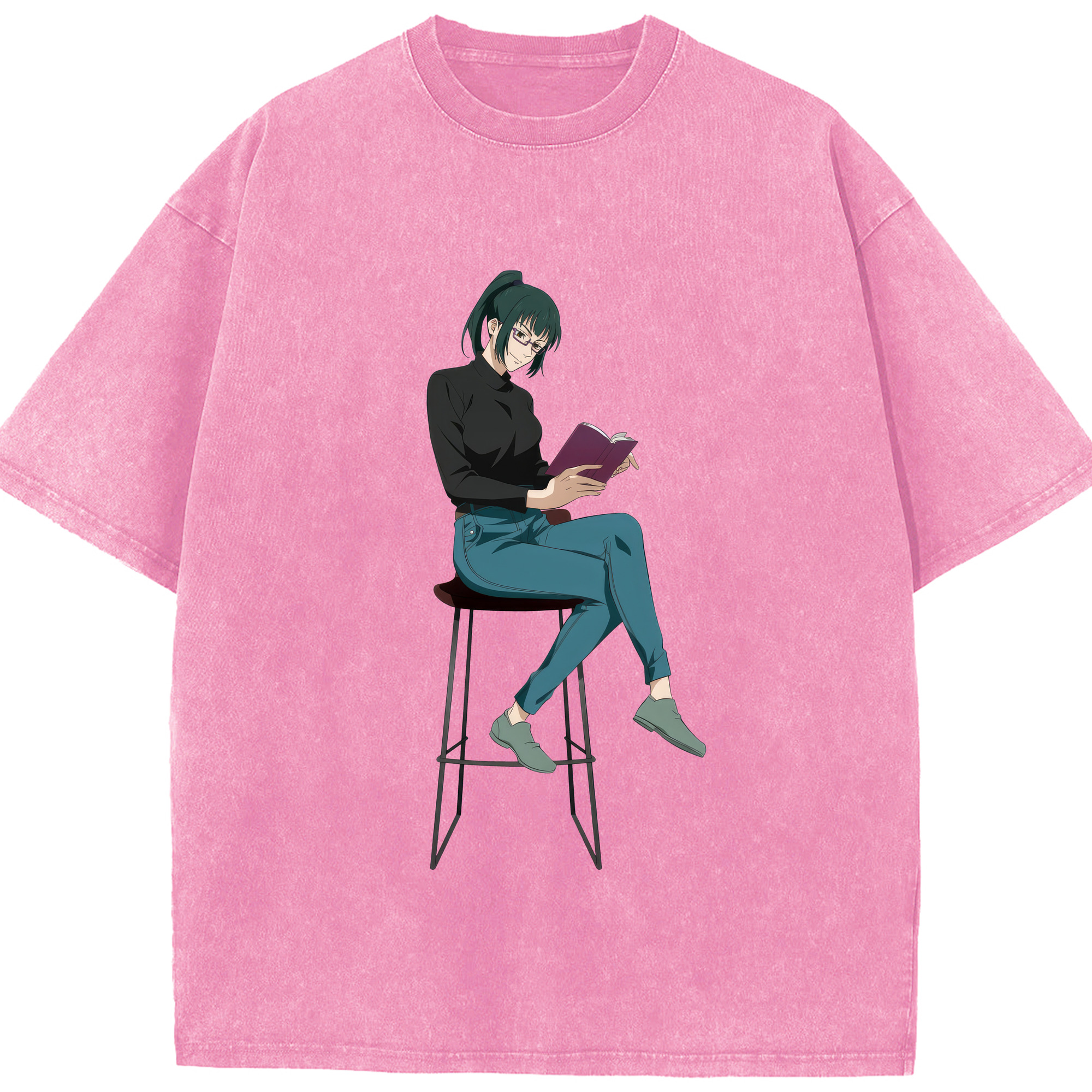 （画像用） 呪術廻戦 Jujutsu Kaisen 綿100% ヴィンテージ風 半袖Tシャツ（フロントプリント）